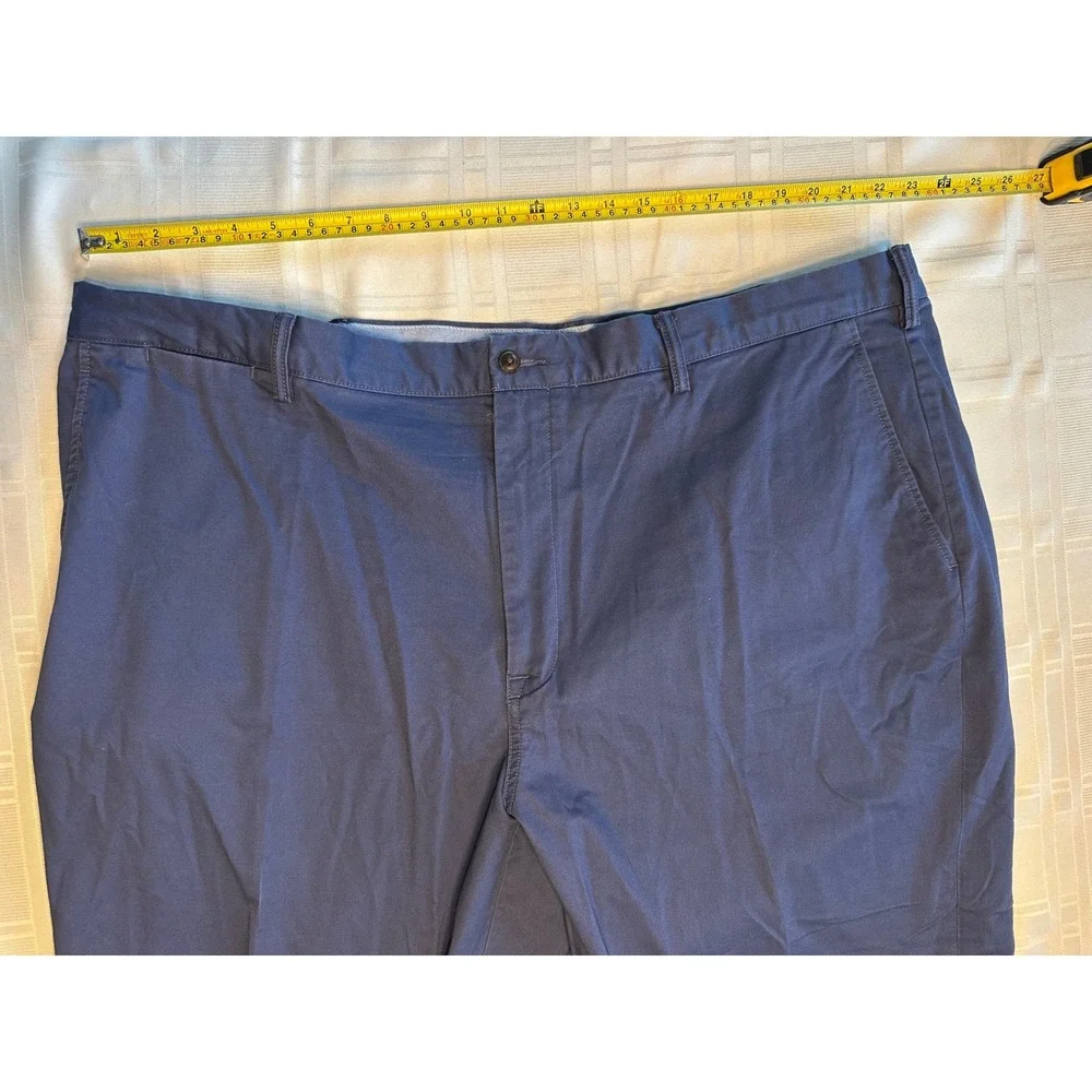 Polo Ralph Lauren Pants Mens 46B x 25 Navy Blue Classic Fit Chino Trousers